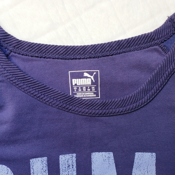 Puma Purple Crewneck Sweatshirt Size Small - Picture 5 of 8